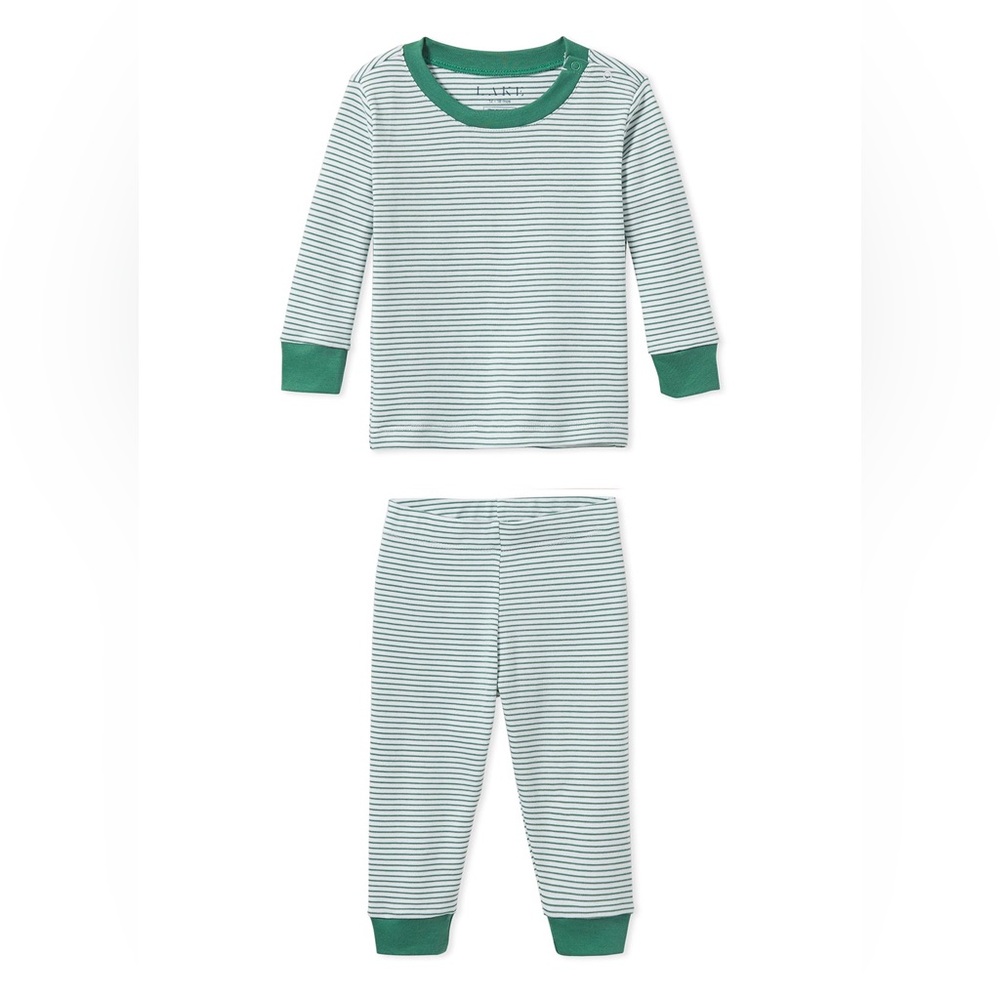LAKE Baby Long-Long Set in Classic Green - NWT